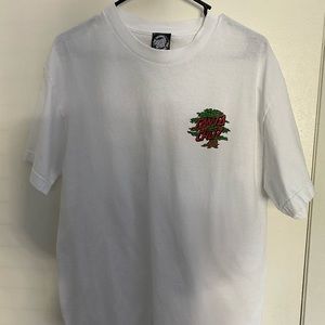 men’s santa cruz white tee